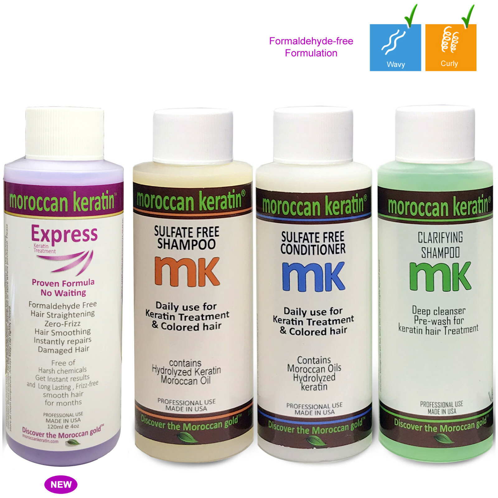 Moroccan Keratin 60min Express Formaldehyde Free Treatment kit proven formula