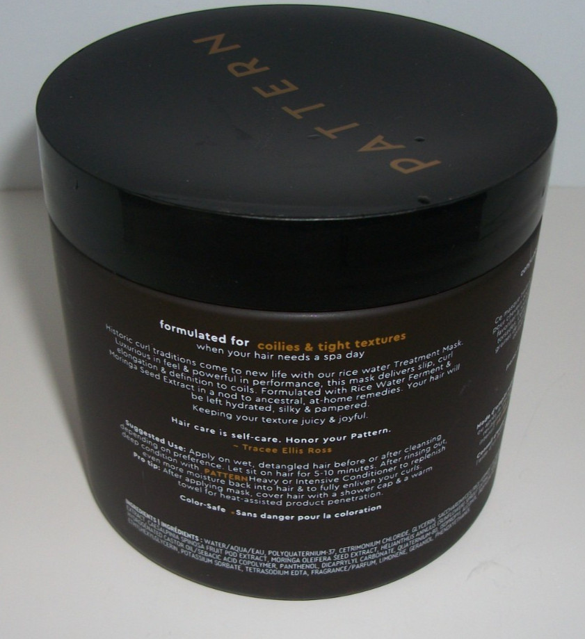 Pattern Hair Treatment Mask 15fl.oz. for Definition and Curl Elongation New