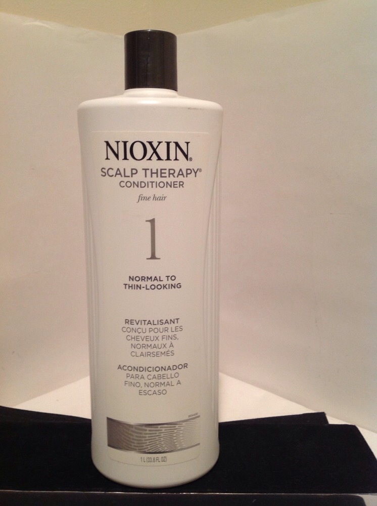 Nioxin Scalp Therapy System 1 LITER / 33.8 oz – For Thinning Hair – UNISEX