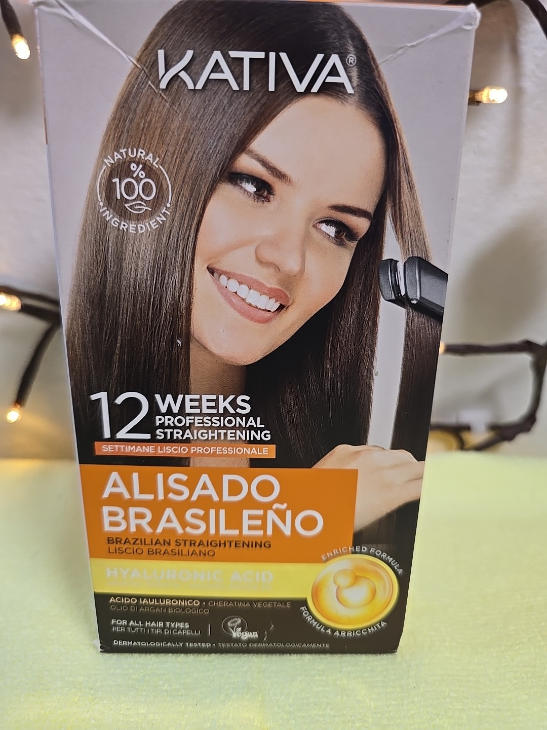 Brazilian Straightening Kit, 12 Weeks of Home Use Professional Straightening,…