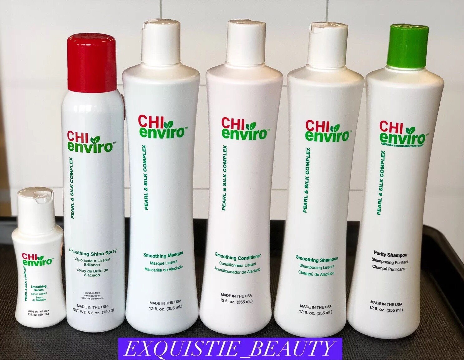 Chi Enviro Smoothing treatment highlight, colored, virgin, Shampoo, You choose.