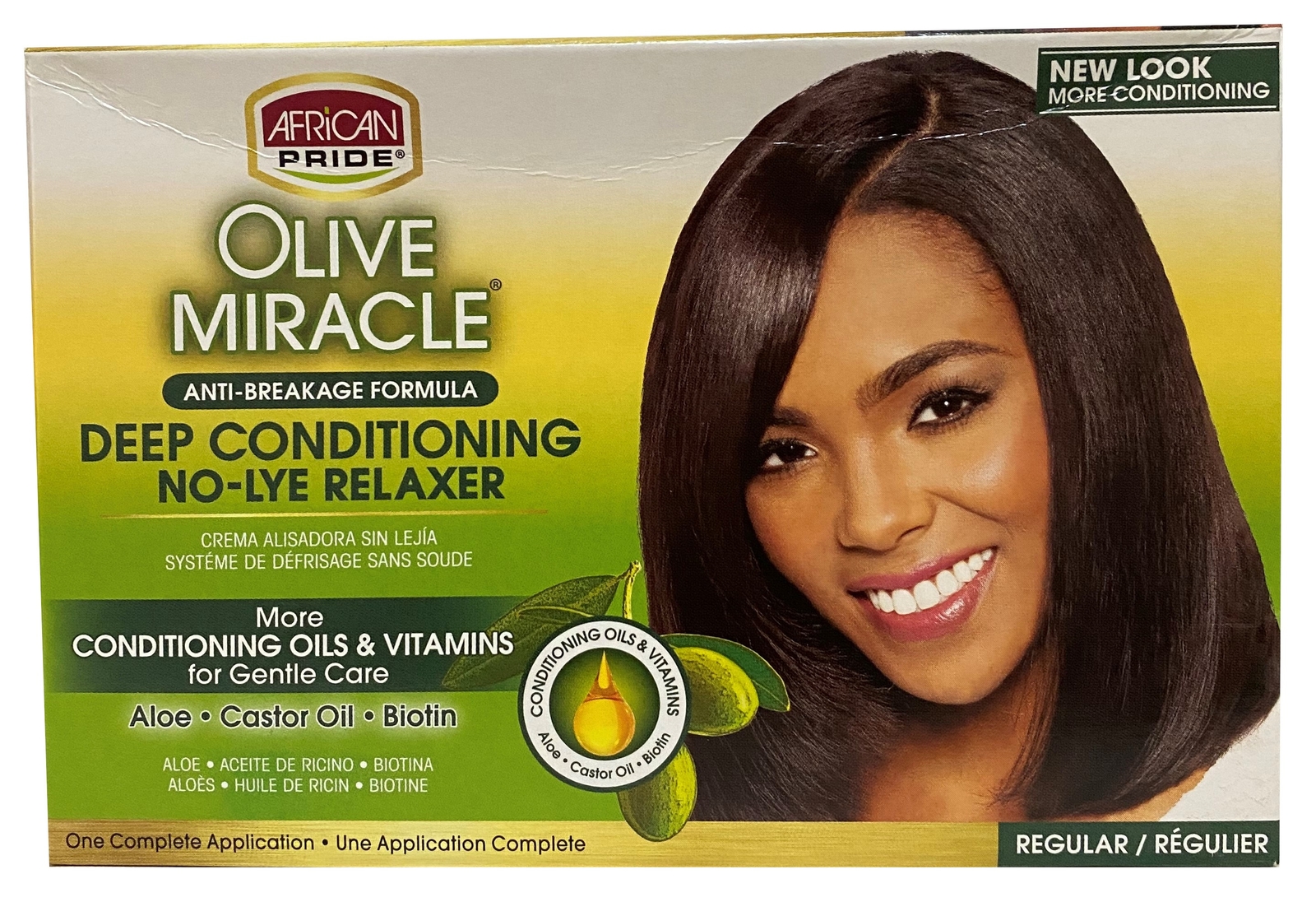 African Pride Olive Miracle Deep Conditioning – 1 application – Regular