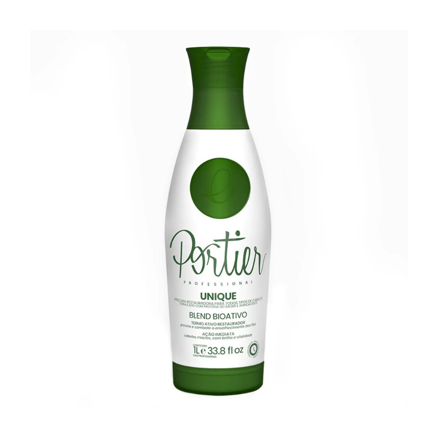 Portier Unique Organic One Step Hair Straightening Protein Treatment 1L 33.8fl o