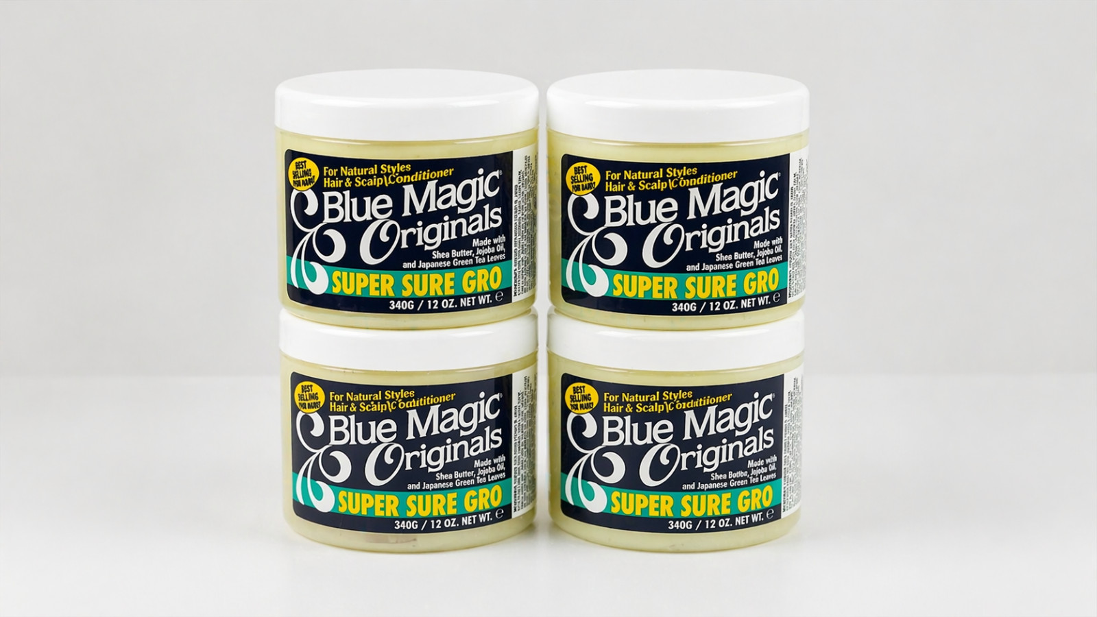Blue Magic Orginal Super Sure Gro 100% Natural Hair & Scalp Conditioner