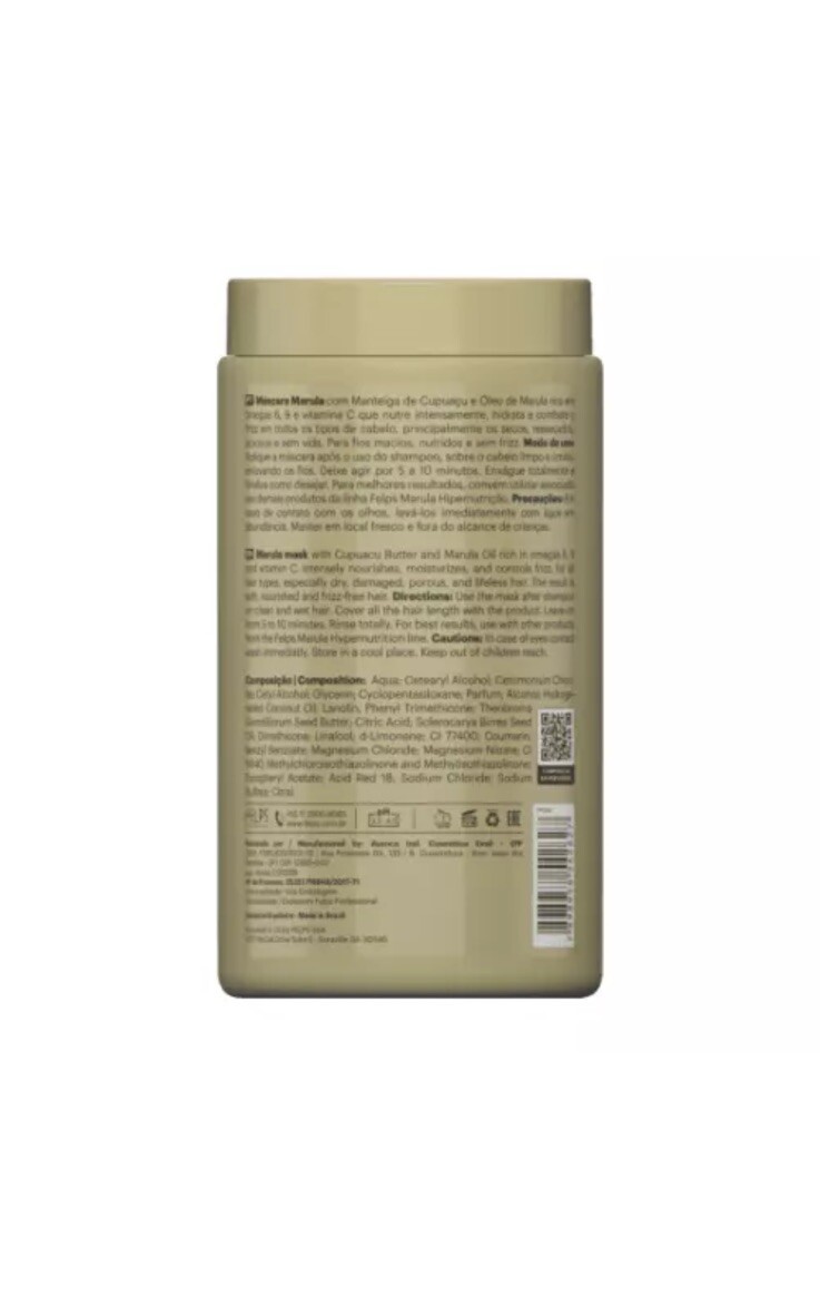 Felps Marula Hypernutrition Mask 1Kg Brazilian Treatment – Felps