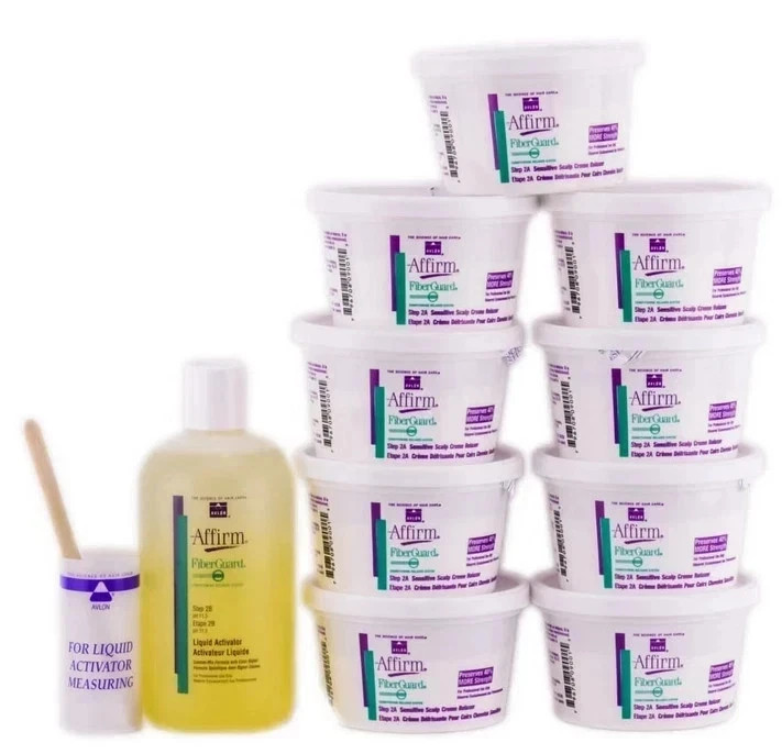 Avlon Affirm Fiberguard Sensitive Scalp Creme Relaxer (9 Pack)