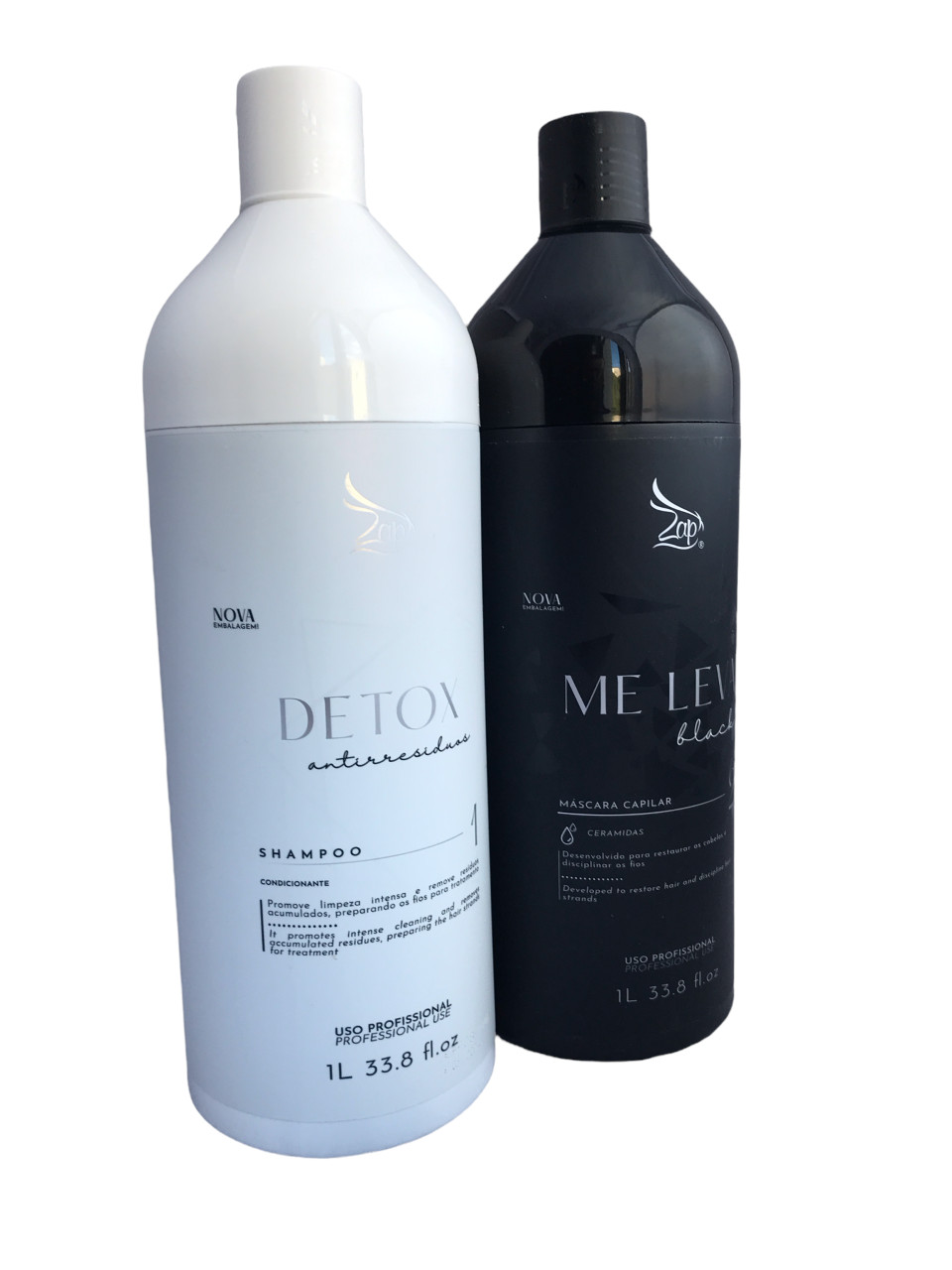 ZAP ME LEVA KERATIN HAIR SMOOTHING TREATMENT SET 1000ml 33,8fl.Oz.