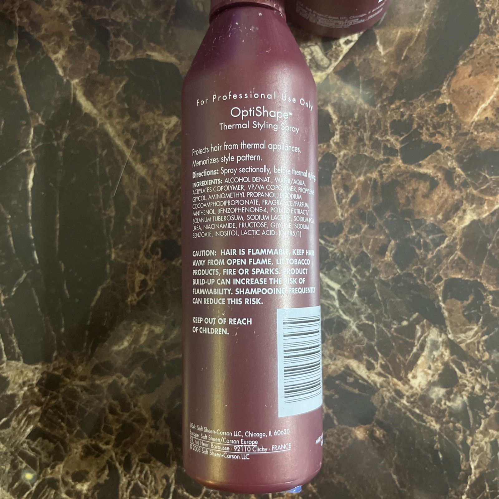 Softsheen Carson Professional Optimum OptiShape Thermal Styling Spray 8.5 Oz