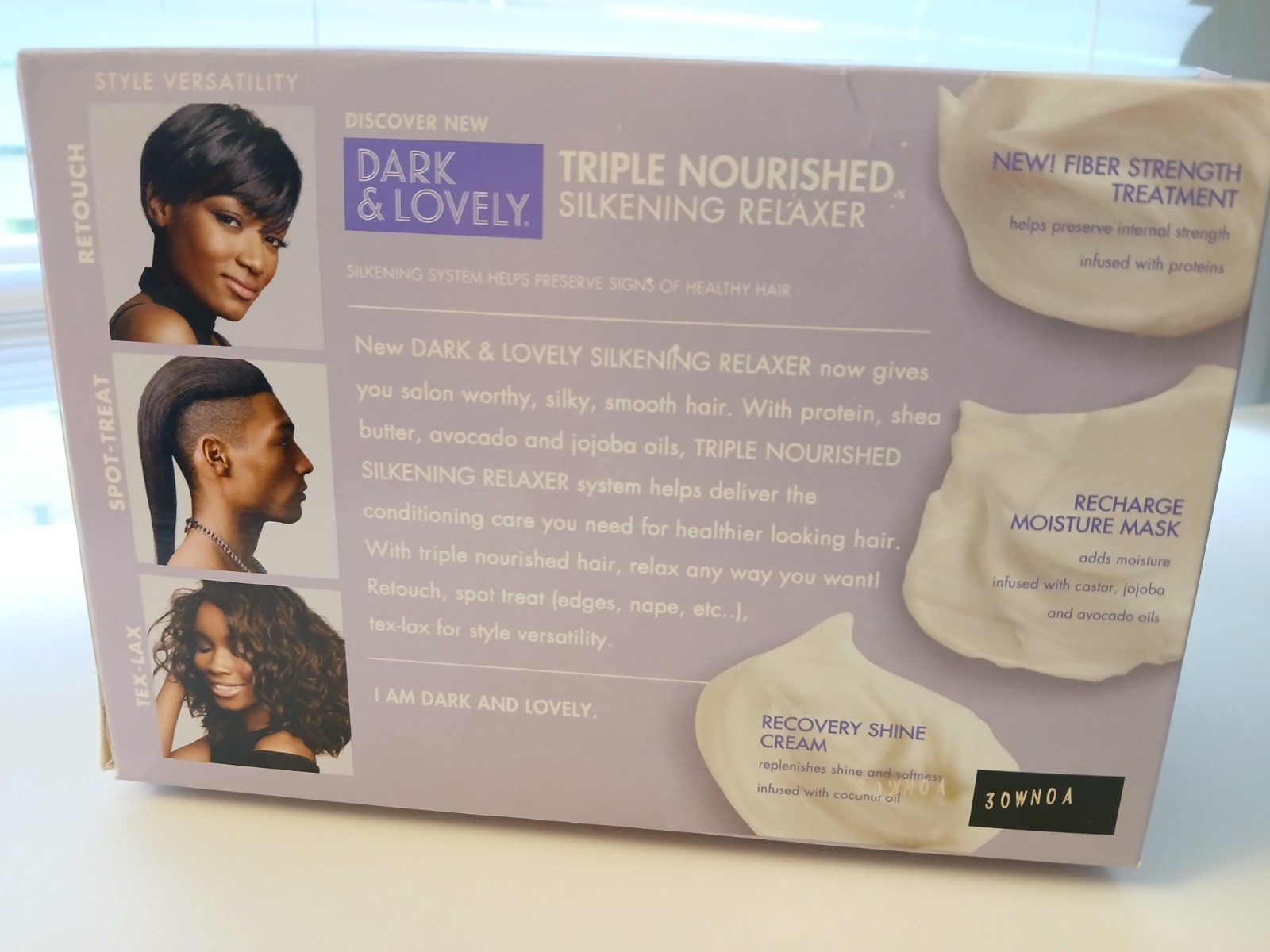 Dark and Lovely Triple Nourished Silkening Relaxer Kits NIB Qty 2