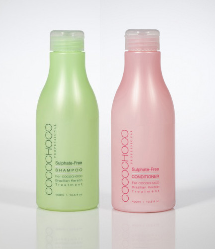 ❤❤ COCOCHOCO Pro Brazil SULPHATE FREE SHAMPOO + CONDITIONER 2x400ml Keratin Hair