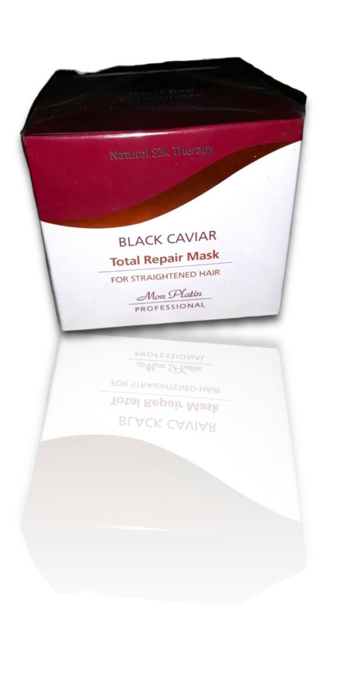 BLACK CAVIAR Total Repair Mask For Straightened Hair, professional Mon Platin B