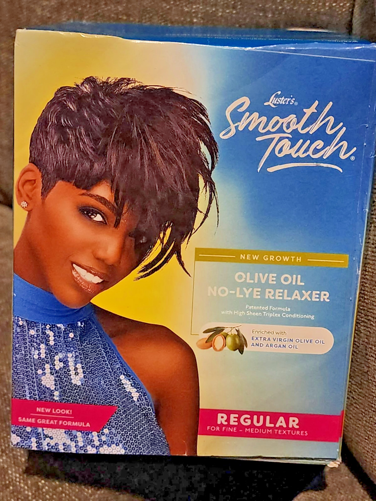 Luster’s Smooth Touch Olive Oil No-Lye Relaxer for Fine Medium Hair