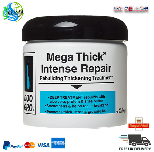 DOO GRO MEGA THICK INTENSE REPAIR REBUILDING THICKENING TREATMENT 16OZ