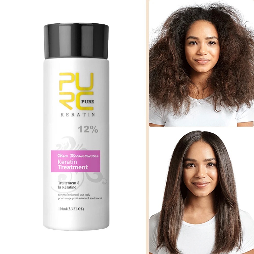 12% Brazilian Keratin Curly Frizzy Damaged Hair Straightening Repair Treatment