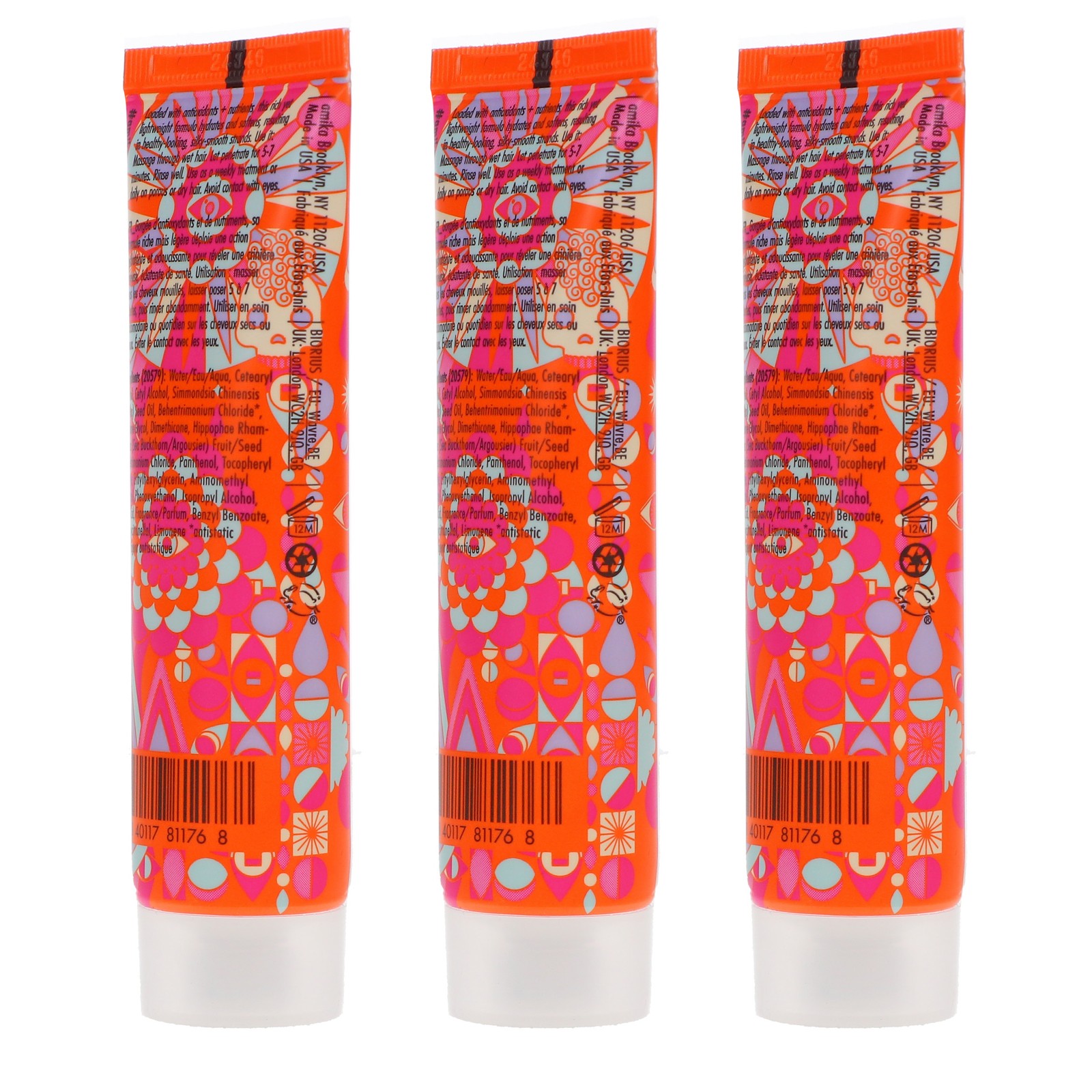 Amika Soulfood Nourishing Mask 1 oz 3 Pack