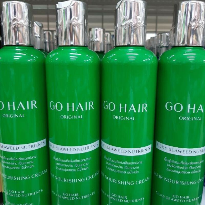 4x Go Hair Silky Seaweed Nutrients for dry & damaged hair with split ends 250ml