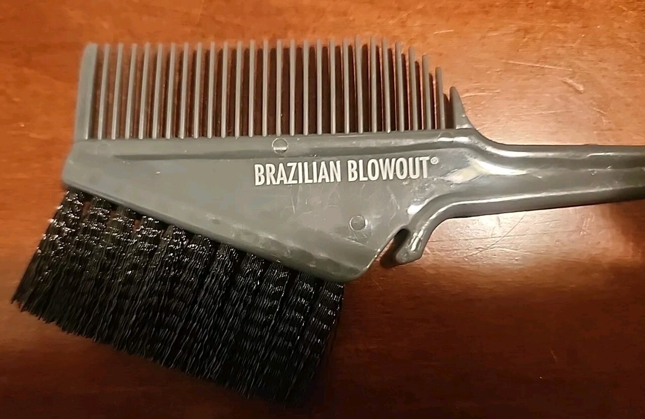 Brazilian Blowout Hair Color brush Comb highlighting Foils Gray New Open Box