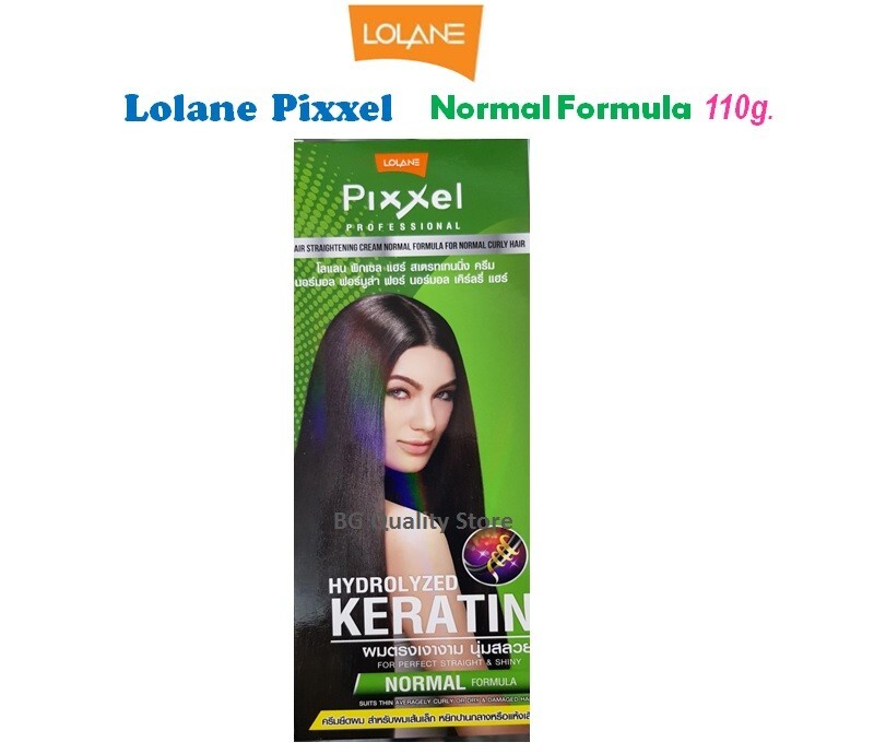 LOLANE PIXXEL Normal Formula Keratin Hair Straightening Cream 110g. Large Size