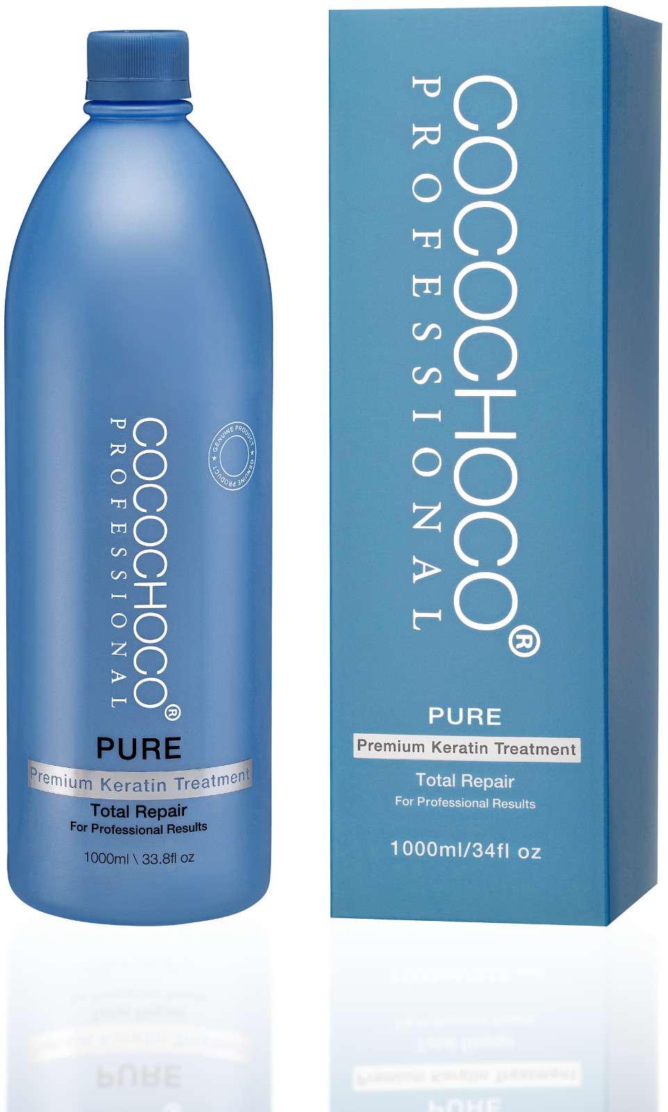 ❤❤ COCOCHOCO Pro PURE Keratin Hair Treatment 1000ml + CLARIFYING SHAMPOO 1L FAST