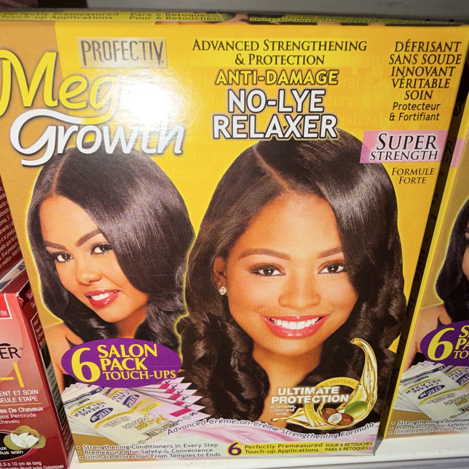 Profectiv Mega Growth Anti-Damage No-Lye Super Cream Relaxer with Vitamin E