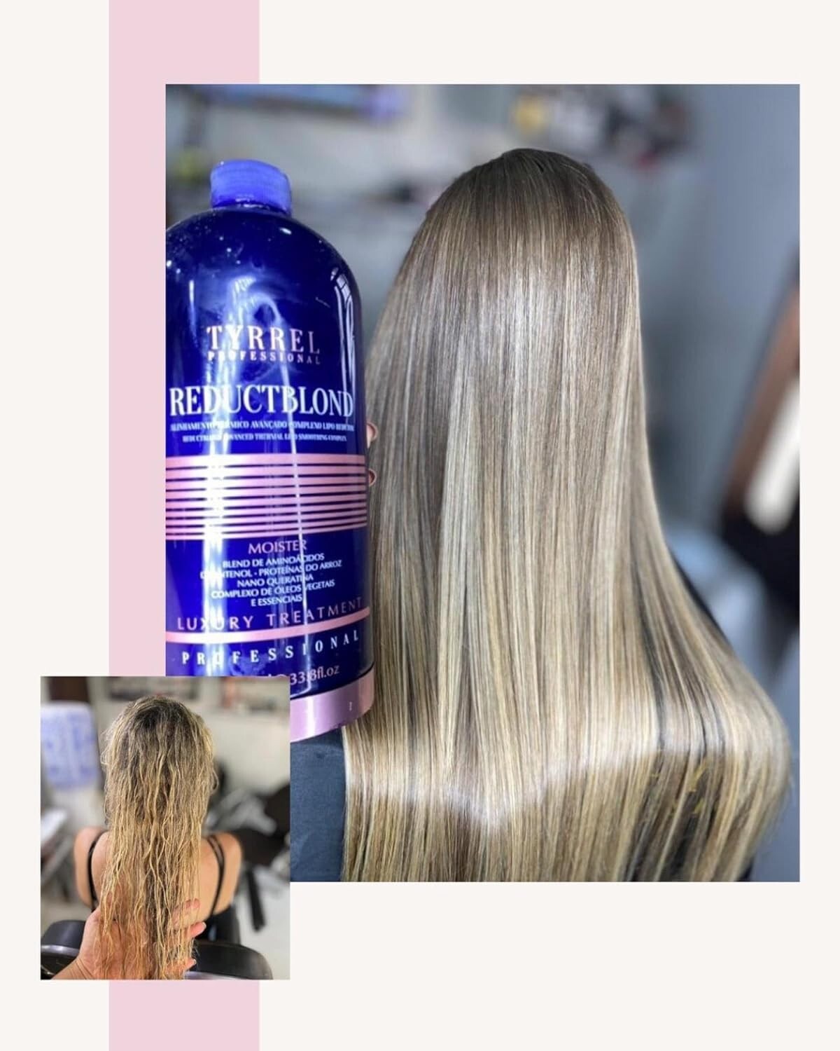 Tyrrel Reduct Blond Formaldehyde Free Progressive Brush for/Blondes 1L