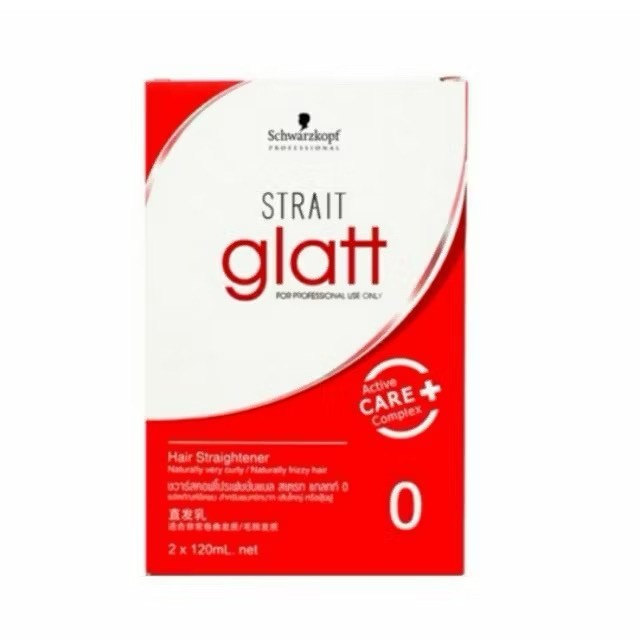 Glatt Strait Schwarzkopf Hair Straightener Cream Professional Styling No.0