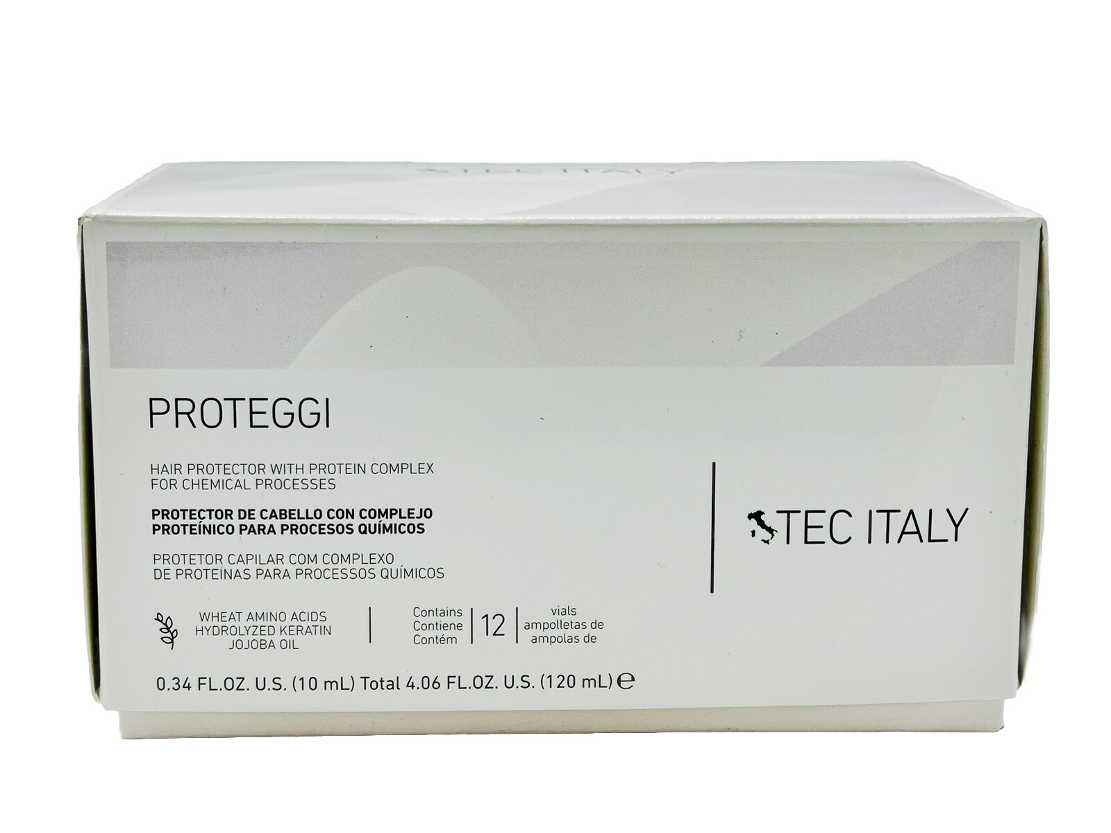 Tec Italy Proteggi Intensive Treatment for Chemical Processed Hair 12 Vialsx10ml