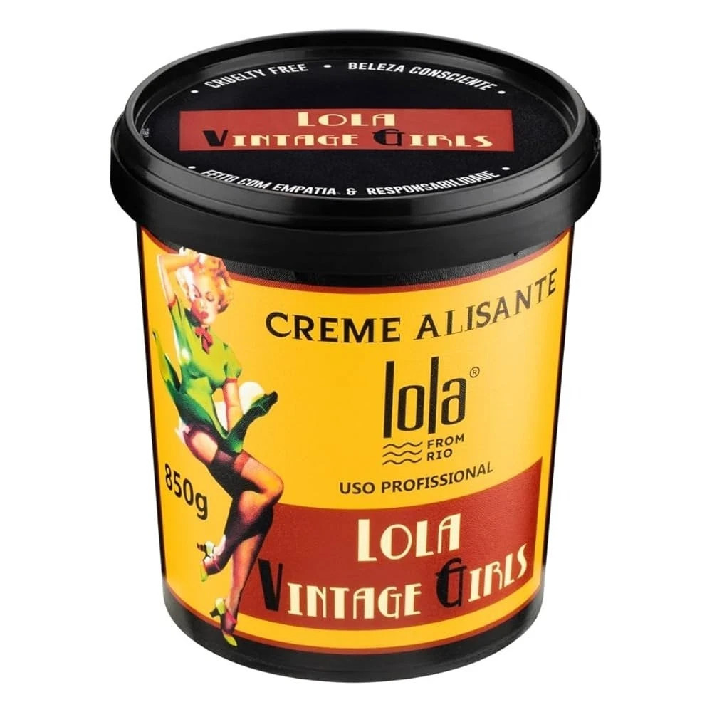 Lola Cosmetics Vintage Girls 30oz – Formaldehyde Free Smoothing Cream Hair Mask