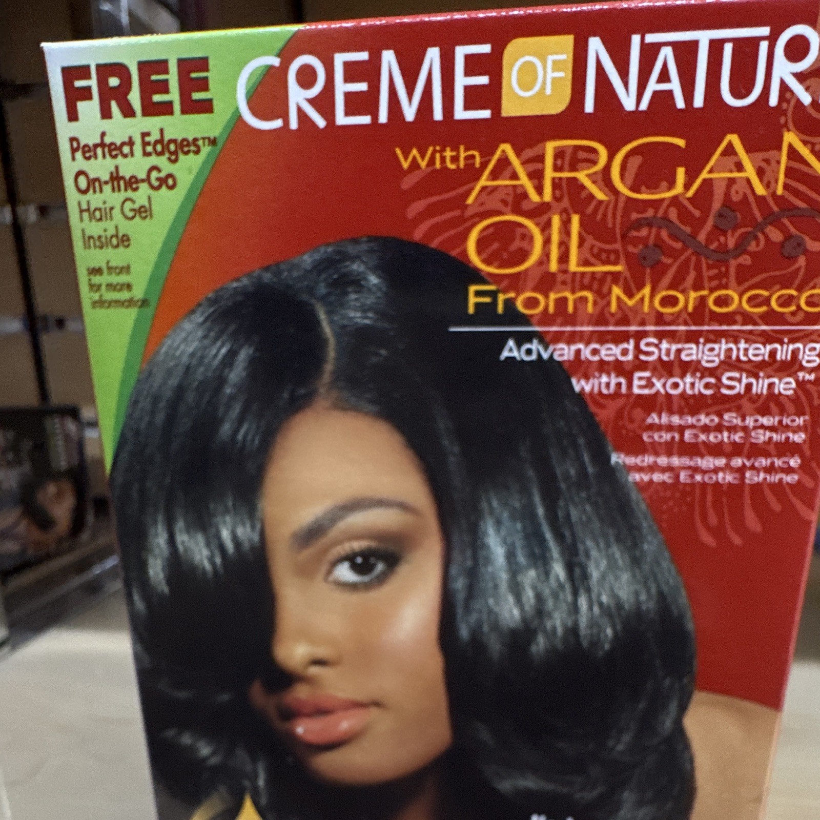 Creme of Nature Argan Oil Hair Relaxer Kit Advanced Smoothing Straightening