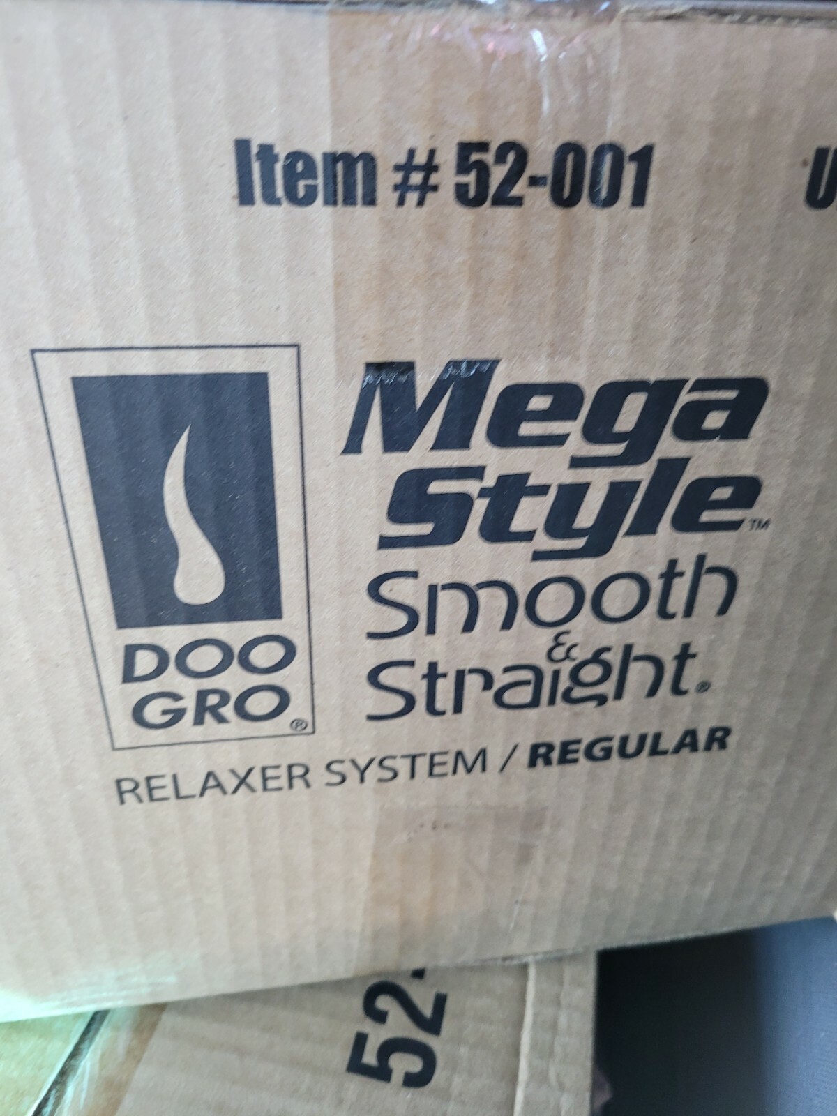 Mega Style Relaxer System Smooth & Straight Formula Perm Kit Regular.