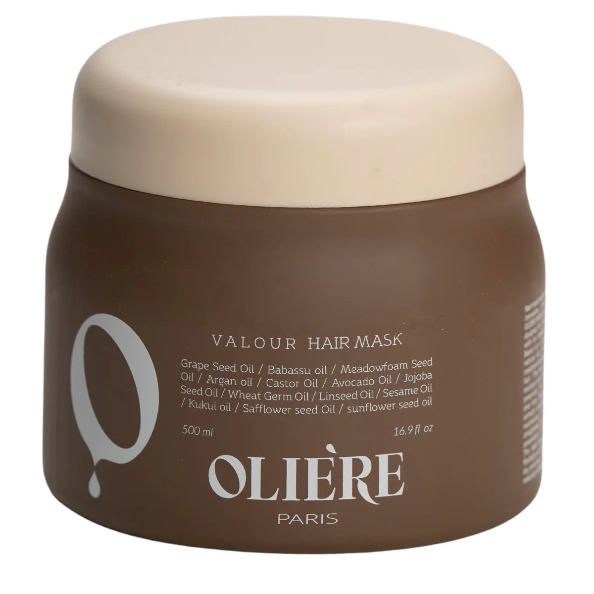 Olière Paris Valour Hair Mask – Post Straightening Treatment 500ml / 16.9 fl. oz
