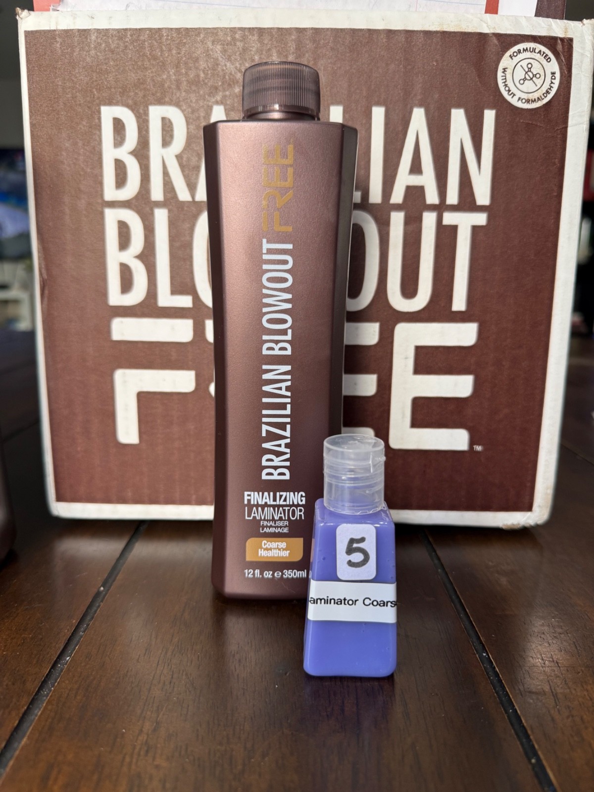 Brazilian Blowout Free kit. All 5 products in five, 1oz bottles. Smooth Hair.