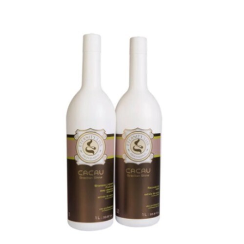Kit Eternity’Liss Brazilian Shine Cacau Hair Straightening treatment – 2x1L