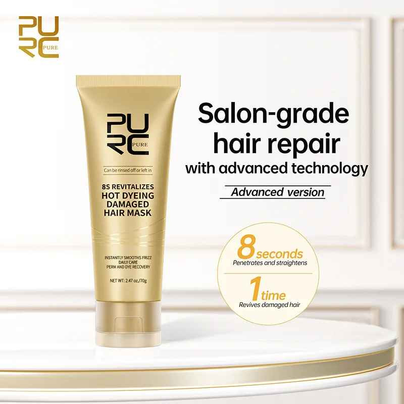Hair Mask Keratin Straightening Repair Damaged Frizy Treatment Soft Smoothing