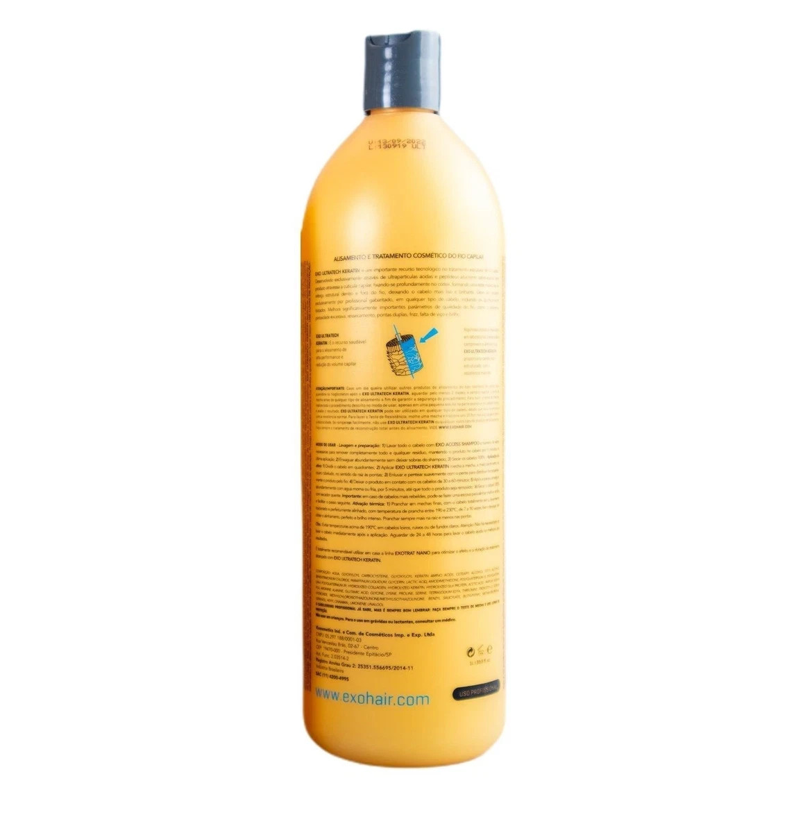 Exo Hair Professional Ultratech Exoplasty Step 2 Hair Volume Reducer 1 Liter