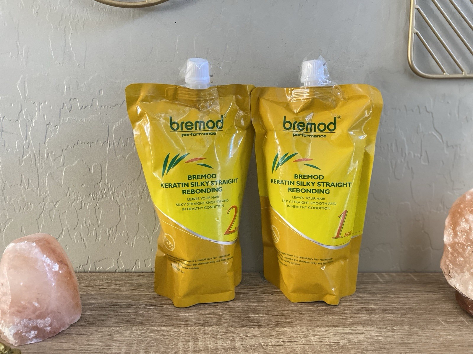BREMOD Keratin Silky Straight Rebonding Set – For Professional Use Only