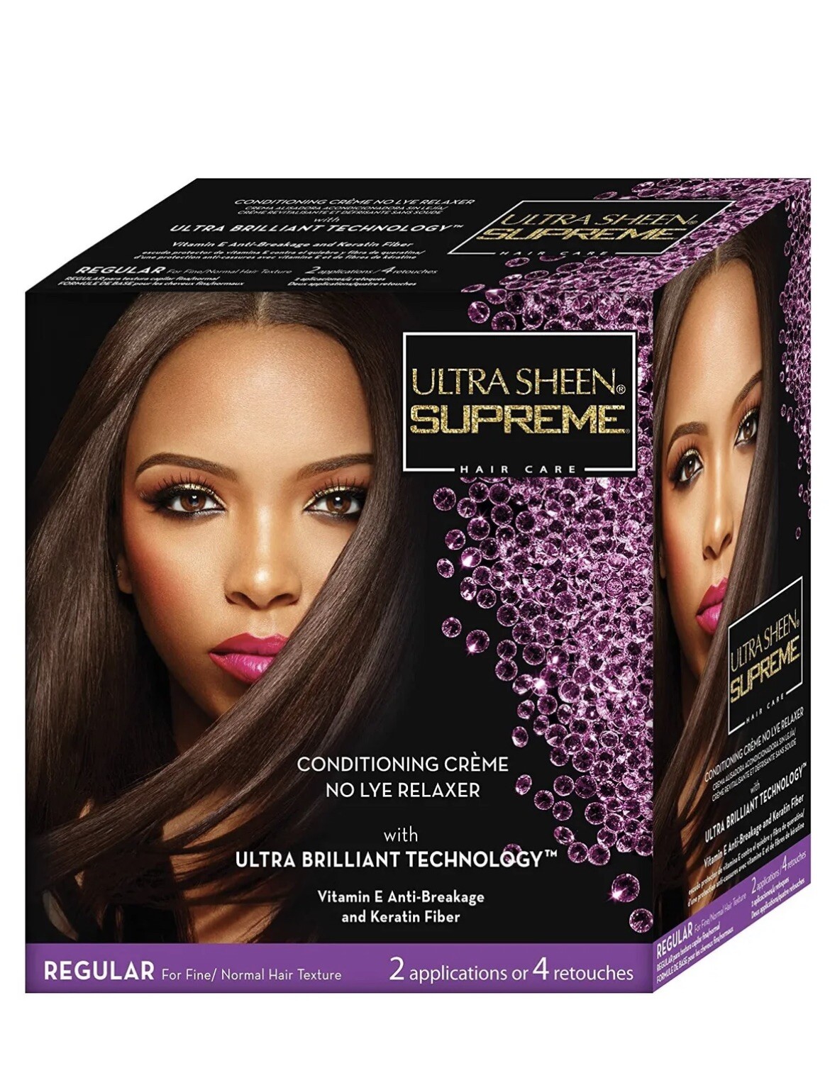 Ultra Sheen Supreme Conditioning Creme No Lye Relaxer with Ultra Brilliant…