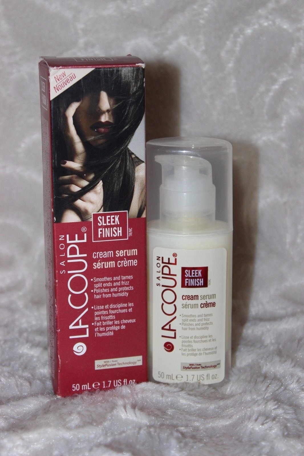Salon LA COUPE Sleek Finish Cream Serum Smoothes Tames Hair 1.7 oz NEW NOS RARE