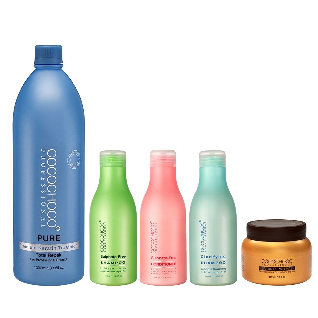 ❤❤ COCOCHOCO Pro PURE Brazil Keratin Hair Salon Treatment 1000ml Style FAST FREE