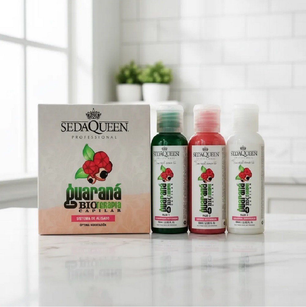 2 Kits Hair Surgery Seda Queen Bioterapia Guarana 50 ml (3 steps) Hydration