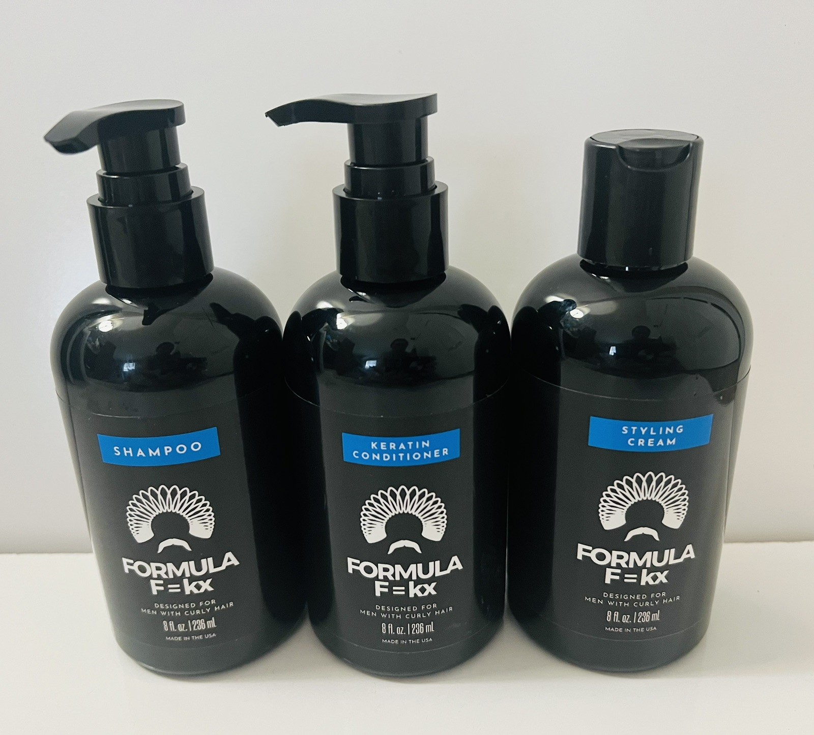 Formula F=kx FKX Classic System For Men Curly Hair SET of 3 U40C