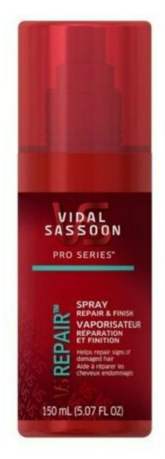 ( LOT 2 ) X VIDAL SASSOON Repair & Finish Spray Smoothing Protect Hair 5 oz Each