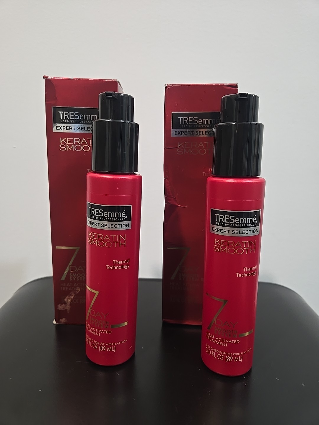 Tresemme Smooth Keratin 7 Day Smooth System Heat Activated Treatment LOT OF 2