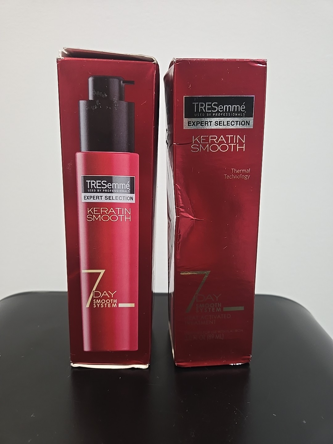 Tresemme Smooth Keratin 7 Day Smooth System Heat Activated Treatment LOT OF 2
