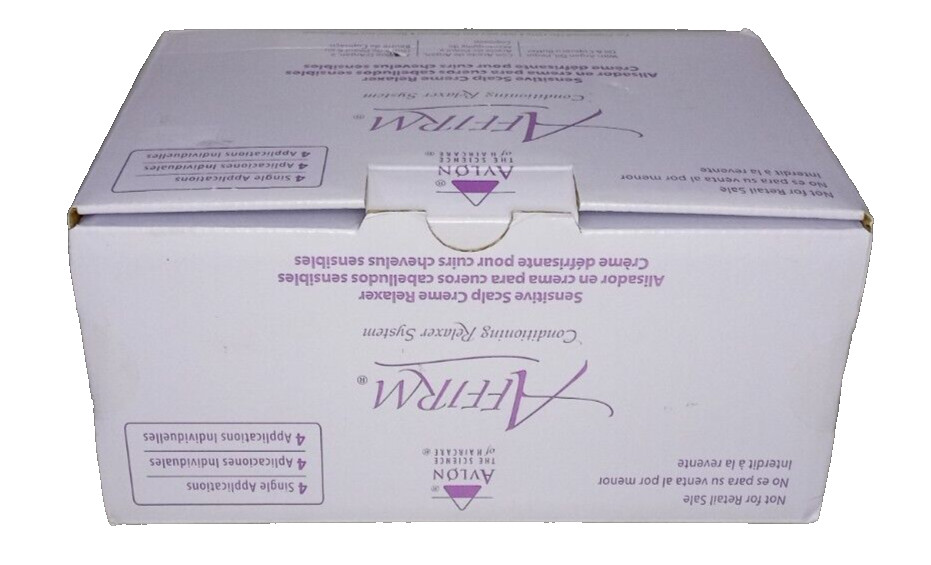 Avlon Affirm Conditioning Relaxer System Scalp Creme 4 Single Applications