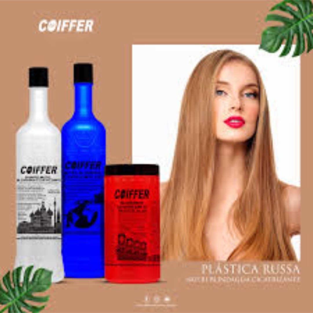 Nutri Shielding Russia Coiffer Professional Kit 3x1L/34 Oz Progressive 3 Steps