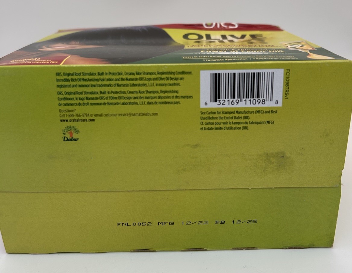 (4) ORS Built-In Protection Full Application No-Lye Hair Relaxer Normal BB 1225