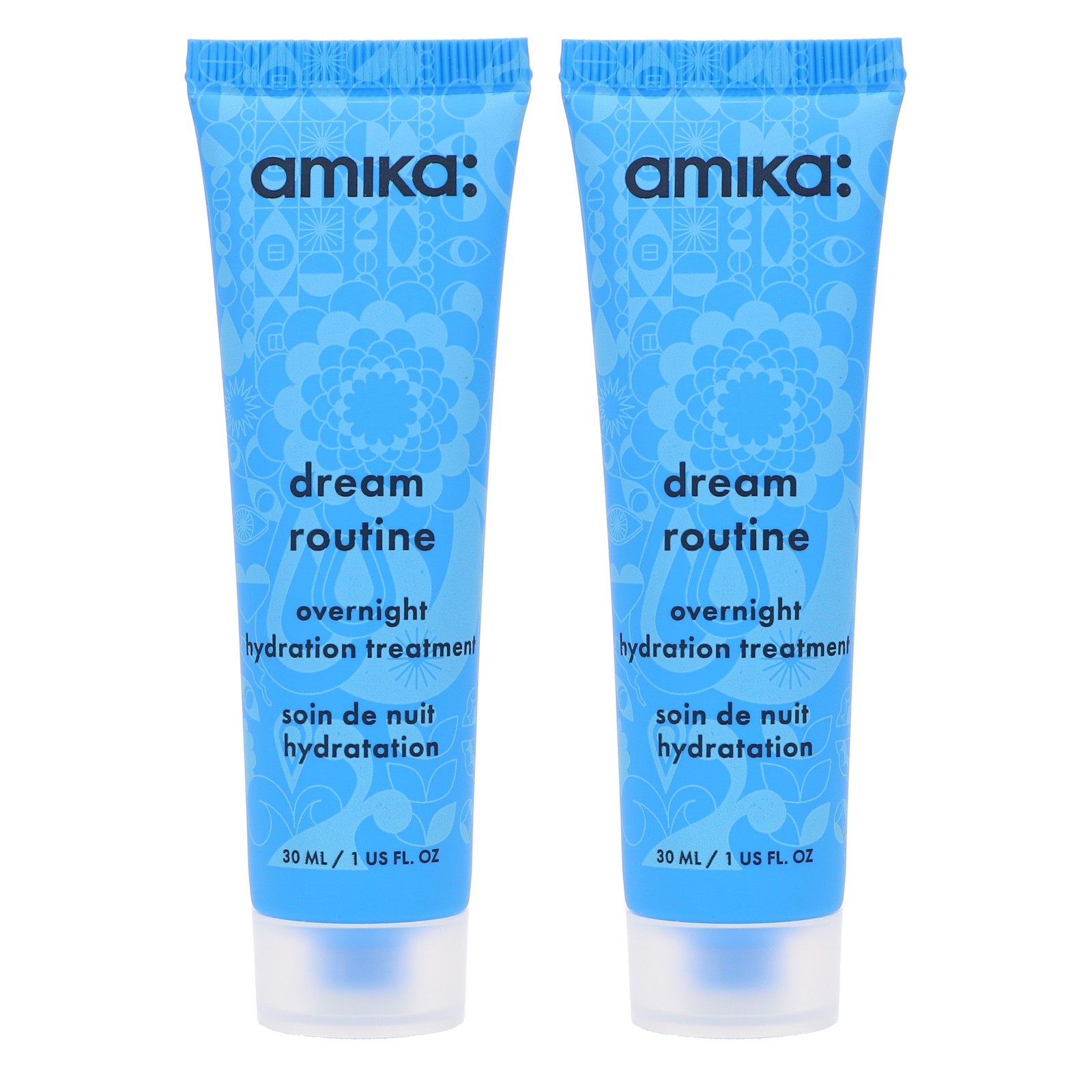Amika Dream Routine Overnight Hydration Treatment 1 oz 2 Pack