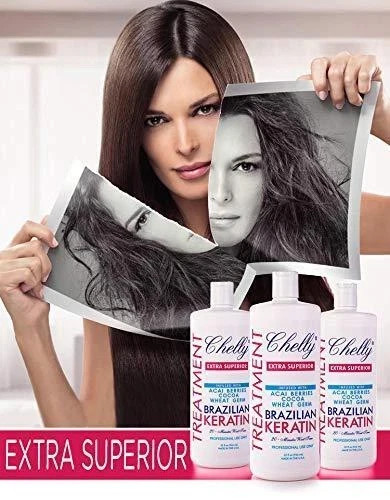 Chelly Brazilian Keratin EXTRA SUPERIOR Treatment Infused Cocoa 32 fl oz