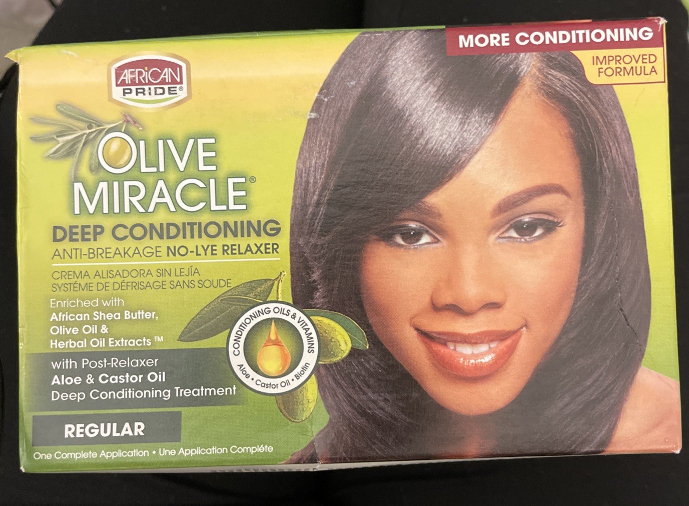AP Olive Miracle Reg. Deep Conditioning Anti-Breakage No-Lye Relaxer EXP 1/27